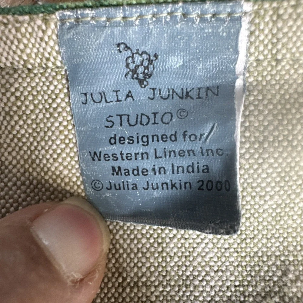 8 Vtg Julia Junkin Studio Collection‎ Artist Series Western Linen Wine Placemats